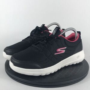 Skechers Black/Pink/White Athletic Running Shoes 12419W Women’s Size 9 Wide